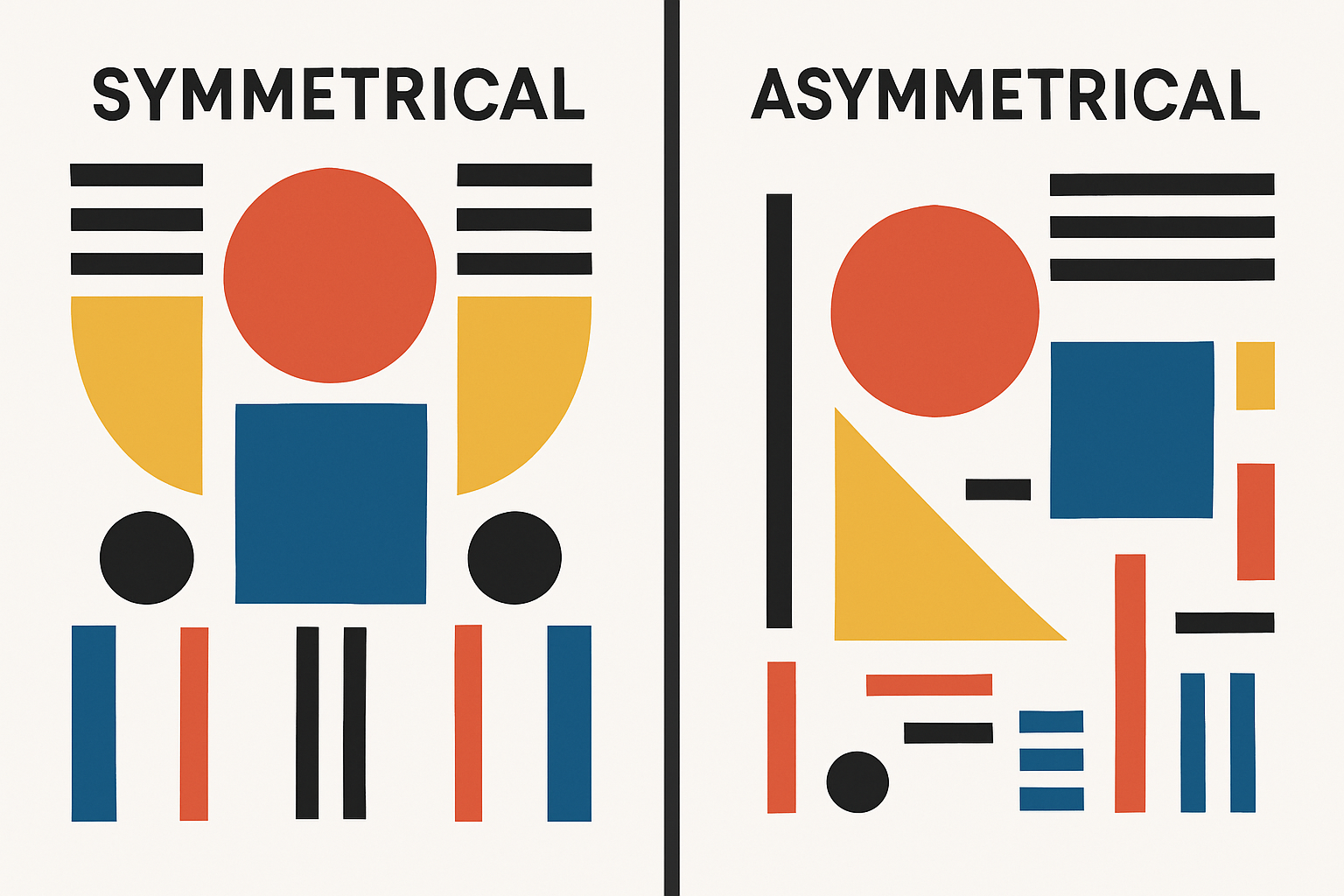 Symmetry and asymmetry